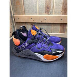 Puma RS-X T3CH Rize Glow In The Dark Sneakers Size 9.5 Purple & Orange